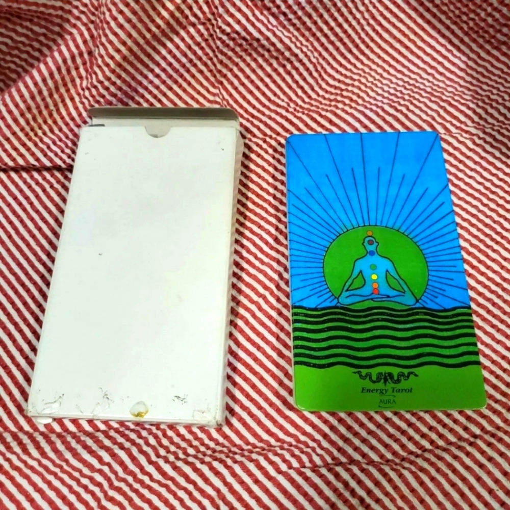 RARE Energy Tarot / Tarocchi e Chakra by Vercellesi & Gasparri 1999 italy oop